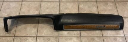 1973-78 OEM Chevy GMC truck Black dash pad on metal frame custom deluxe on A/C
